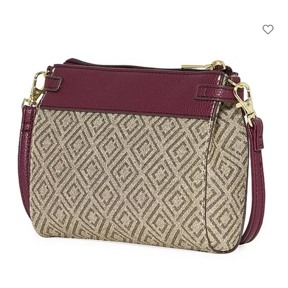LIZ CLAIRBORNE CROSSBODY/CLUTCH NEW - Picture 4 of 5